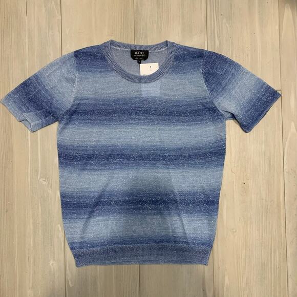 A.P.C. Sweaters - APC Metallic Blouse Size M